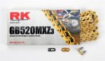 RK GB520MXZ Heavy Duty RK Chain GOLD RKGB520MXZ
