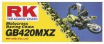 RK 420MXZ Gold Racing Chain (126 Link) - CRF150R