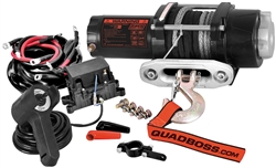QuadBoss Winches - 3500lb With Dyneema Rope - Click Image to Close